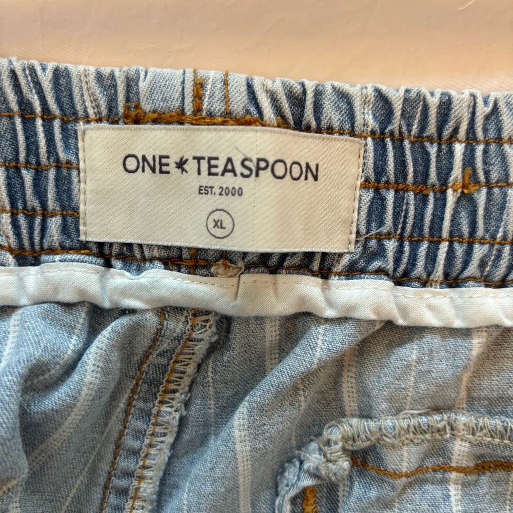 One Teaspoon Le Stripe Hunters Relaxed Shorts size XL - Picture 10 of 11